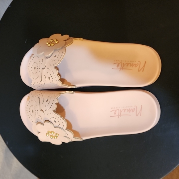 Nanette Lepore Maria Slide Sandal Dusty Pink Size 10 - Picture 3 of 7